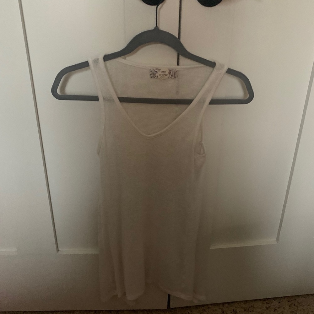 White tank top